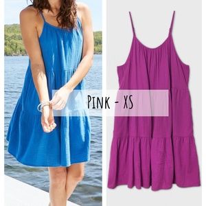 XS - Tiered Tank Dress Pocket Universal Thread